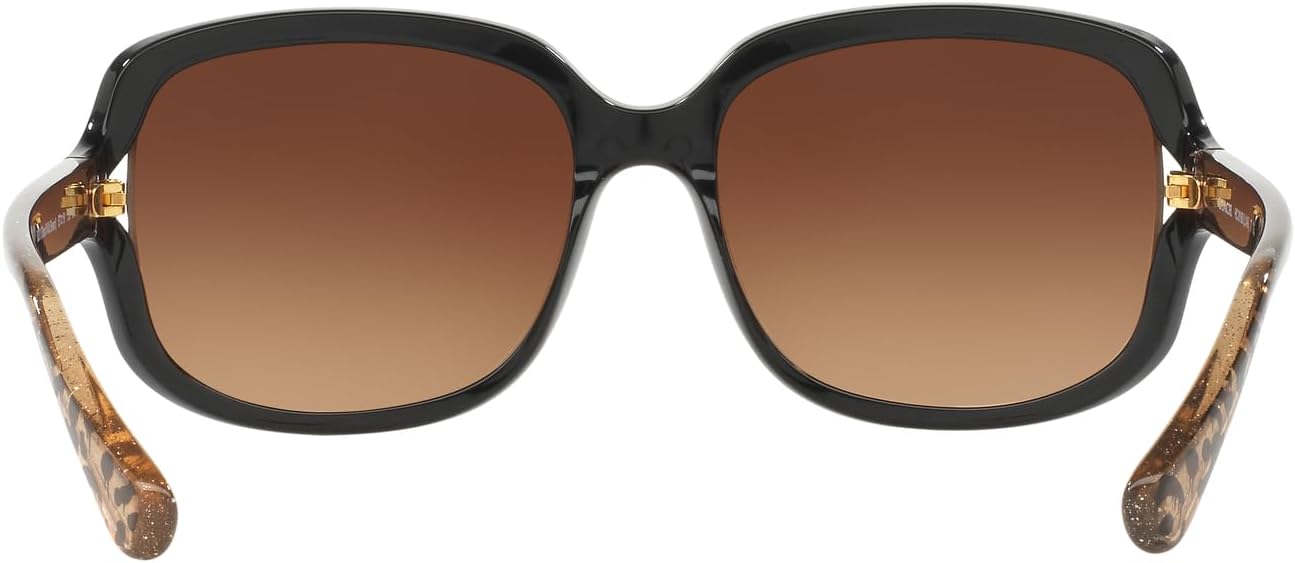 COACH HC8169-535313 Sunglasses BLACK w/BROWN GRADIENT 57mm