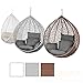 Produktbild ESTEXO® Hängekorb, Hängesessel, Polyrattan, Hänge-Schaukel, Stuhl, Sessel, Rattan, wetterfest