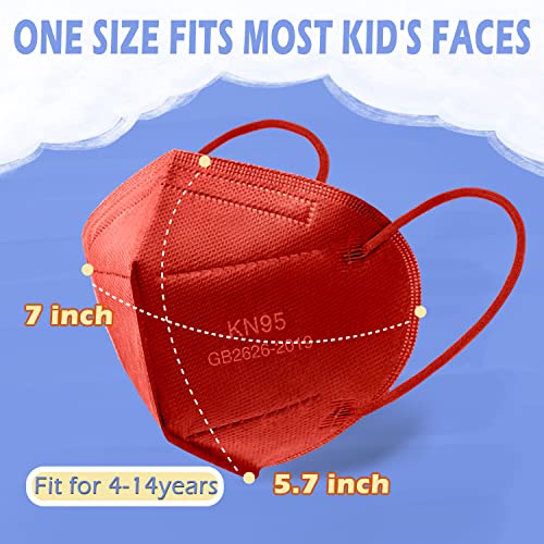 Seekseed 3199061 Kids Kn95 Face Masks 30 Pcs Kid Face Mask 5 - Ply Breathable Disposable Masks Childrens Comfortable Dust Cup Dust Mask Elastic Ear Loops thumb #2