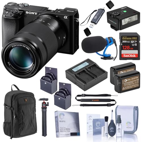 Sony A6100 Mirrorless Camera With E PZ 16-50 Mm OSS II