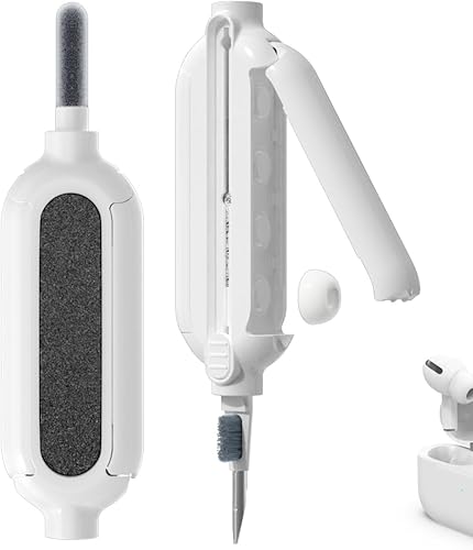 SAYAFAN Kit de limpieza 5 en 1 para AirPods 1 2 3 ProPro 2, bolígrafo de limpieza con caja de almacenamiento para AirPods Pro2 generación, kit de