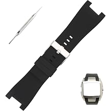 Diesel DZ1215 DZ1216 DZ1273 DZ1282 DZ1430 DZ4246 DZ4247 DZ1453 DZ4286 DZ4287 DZ4288 for 32mm Rubber Watch Band replacement Silicone Strap Wirstband accessories and Women for Men