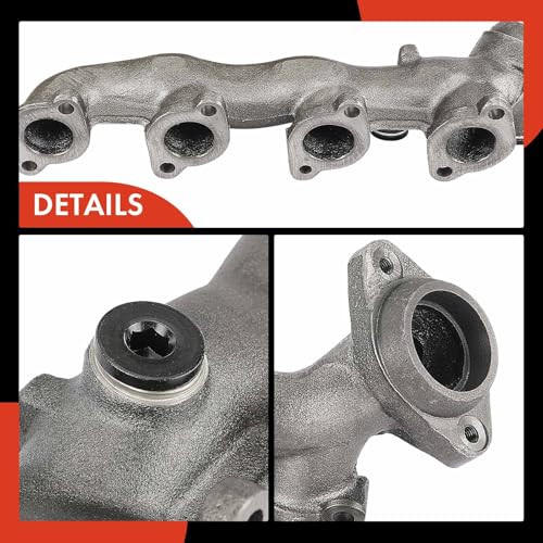 A-Premium Left Side [SOHC 8Cyl 4.6L] Engine Exhaust Manifold Kit W/Gasket & Studs & Nuts Compatible with Ford F-150 F-250 Expedition 1997 1998 by A-Premium - Image 8
