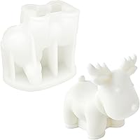 Vista 7 de Molde de vela de árbol de Navidad de gran tamaño para hacer velas, molde de silicona de Navidad 3D para fundición de resina DIY yeso arcilla