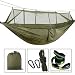 Double Camping Hammock 9ft straps Mosquito Net , Max 1150 lbs Breaking Capacity Lightweight Parachute Fabric Nylon Hammock&Compact For Backpacking, Camping, Travel, Beach, Yard By VEBOX