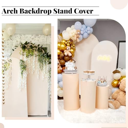 Funda para Arco de Boda Beige 6FT y 7.2FT miniatura 5