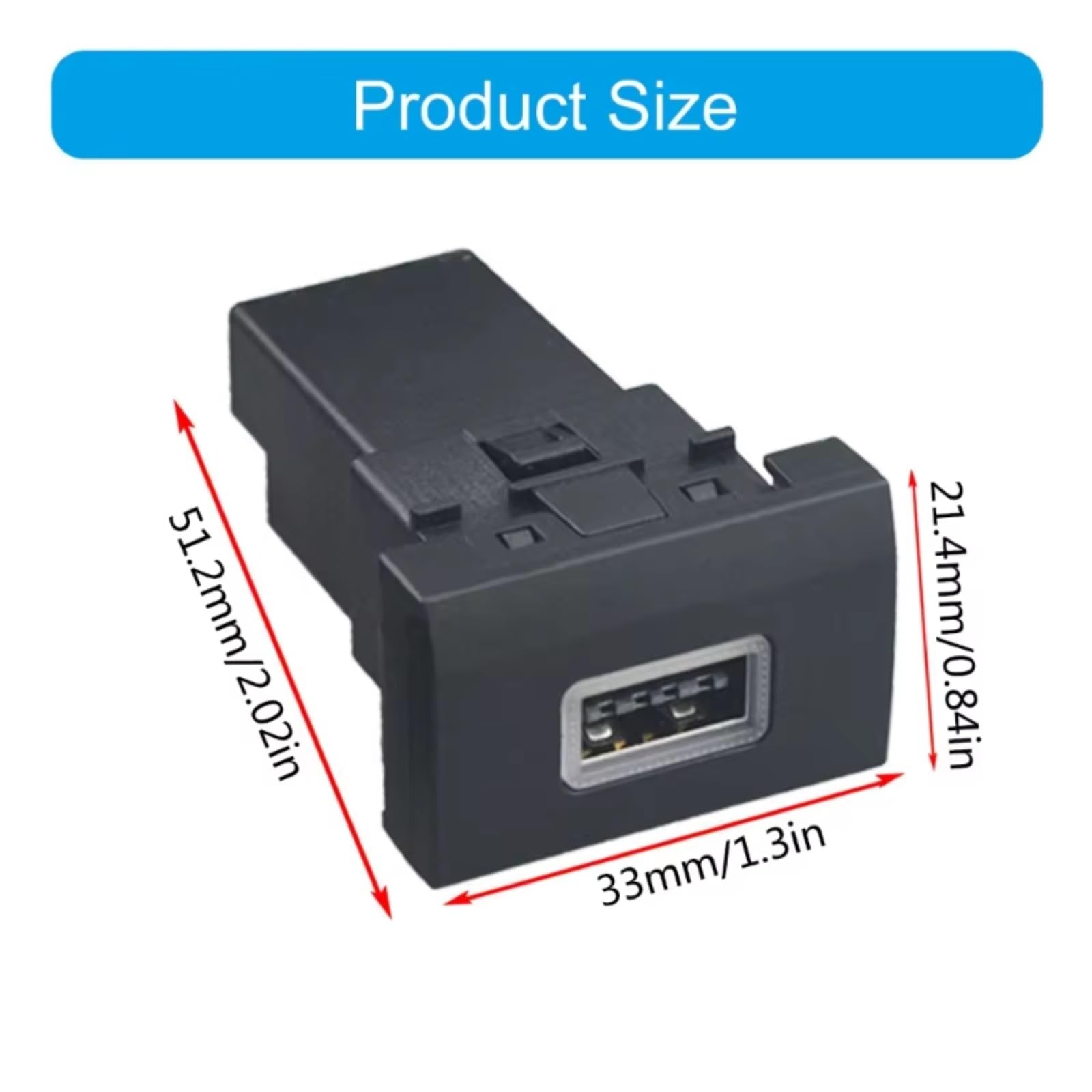 Puerto USB Consola Central Compatible Con VW Para Polo 2011-2013 Coche Para Cargador QC3.0 Para Adaptador Enchufe De Interfaz Tipo C PD Partes Coche