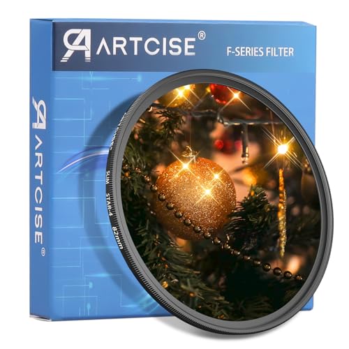 Amazon | ARTCISE クロスフィルター 4本線 37mm 星光効果 Filter 光条