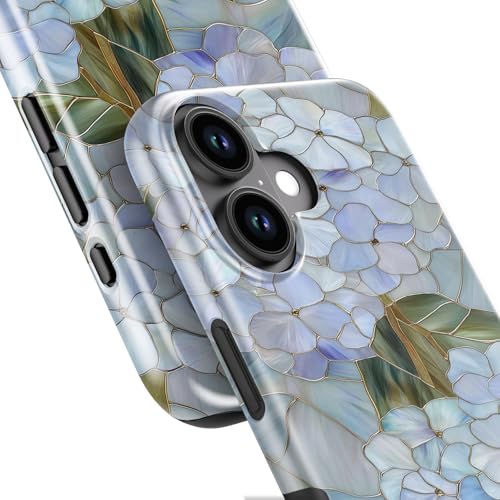Coque iPhone 16 compatible recharge sans fil et antichoc fleurs - 5