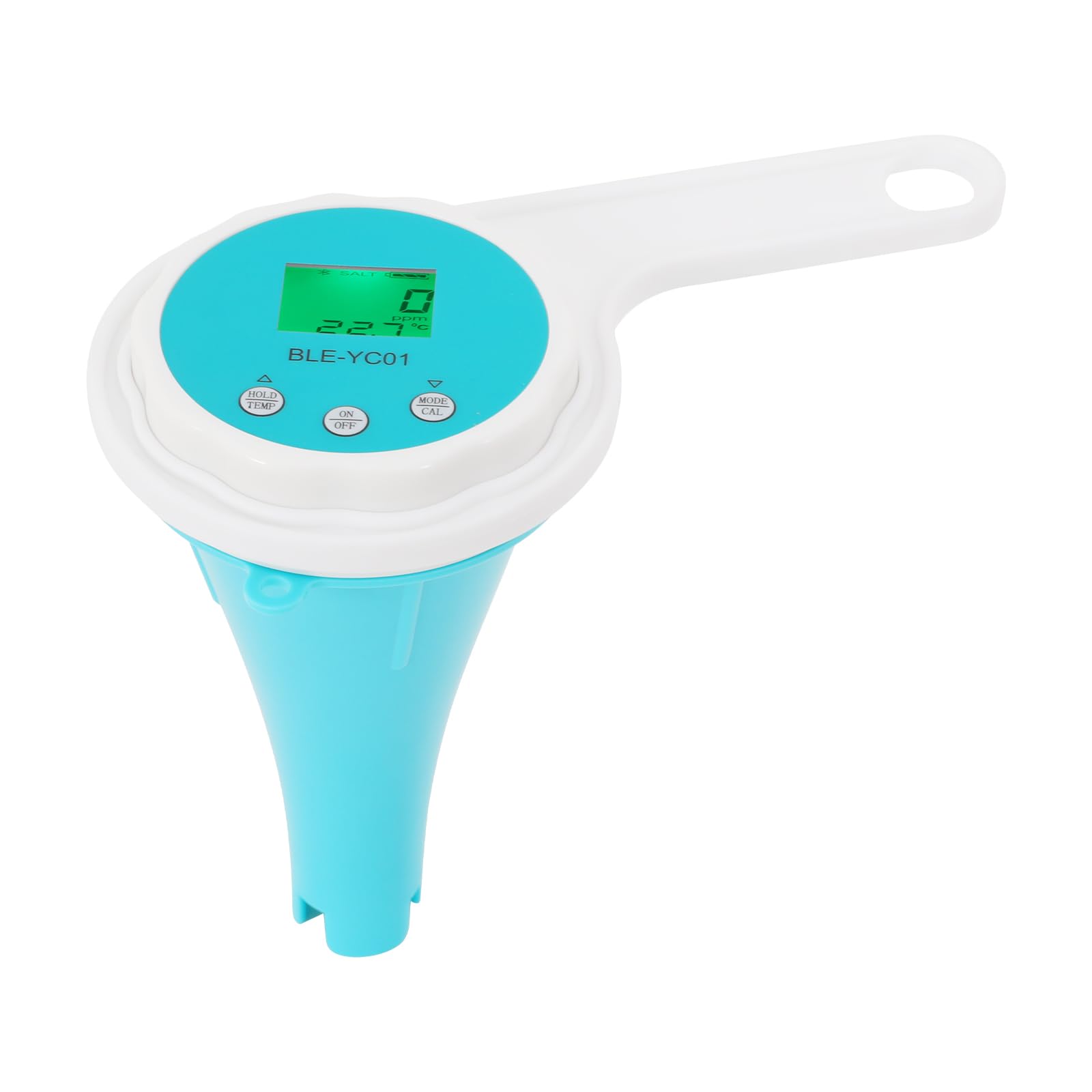Misuratore d'acqua digitale IP67, tester d'acqua potabile con collegamento Bluetooth e app per pH EC TDS ORP TEMP, tester d'acqua portatile 6 in 1, per piscina, acquario, laboratorio acqua potabile