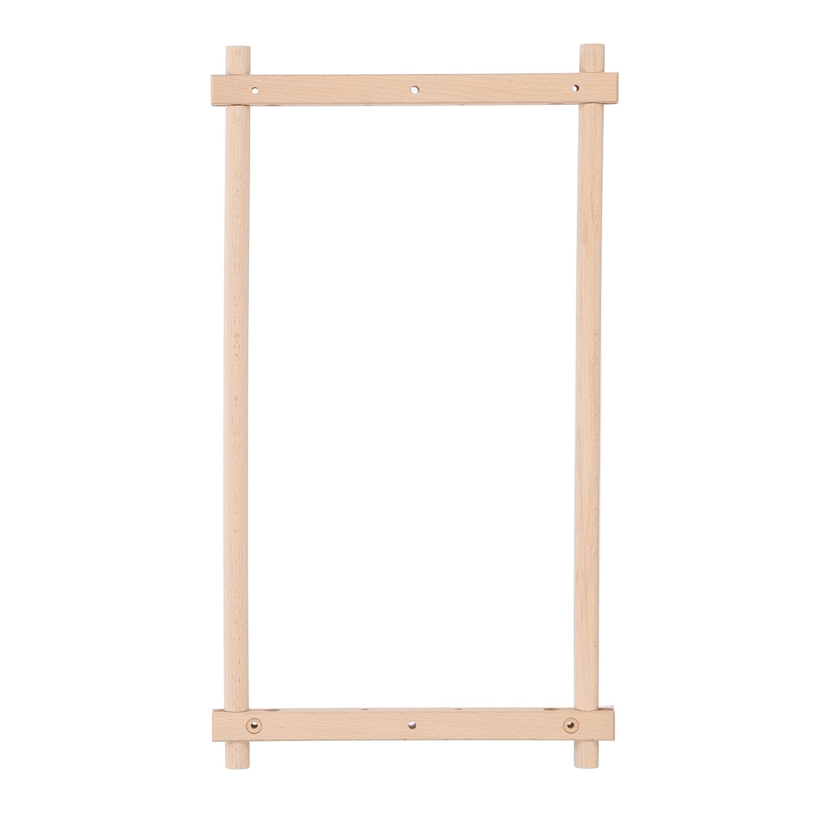 Telaio per Ricamo in Legno, Telaio Rettangolare Smontabile con Viti