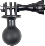 1" Adaptateur de tête universelle avec vis de pouce GoPro Héros 9, 8 Noir, 7 Noir, 7 Argent, 7 Blanc, 6, 5, 4, 3+, 5Session, MAX, DJI Action Osmo