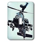 3dRose lsp_730_1 Apache Longbow Single Toggle Switch