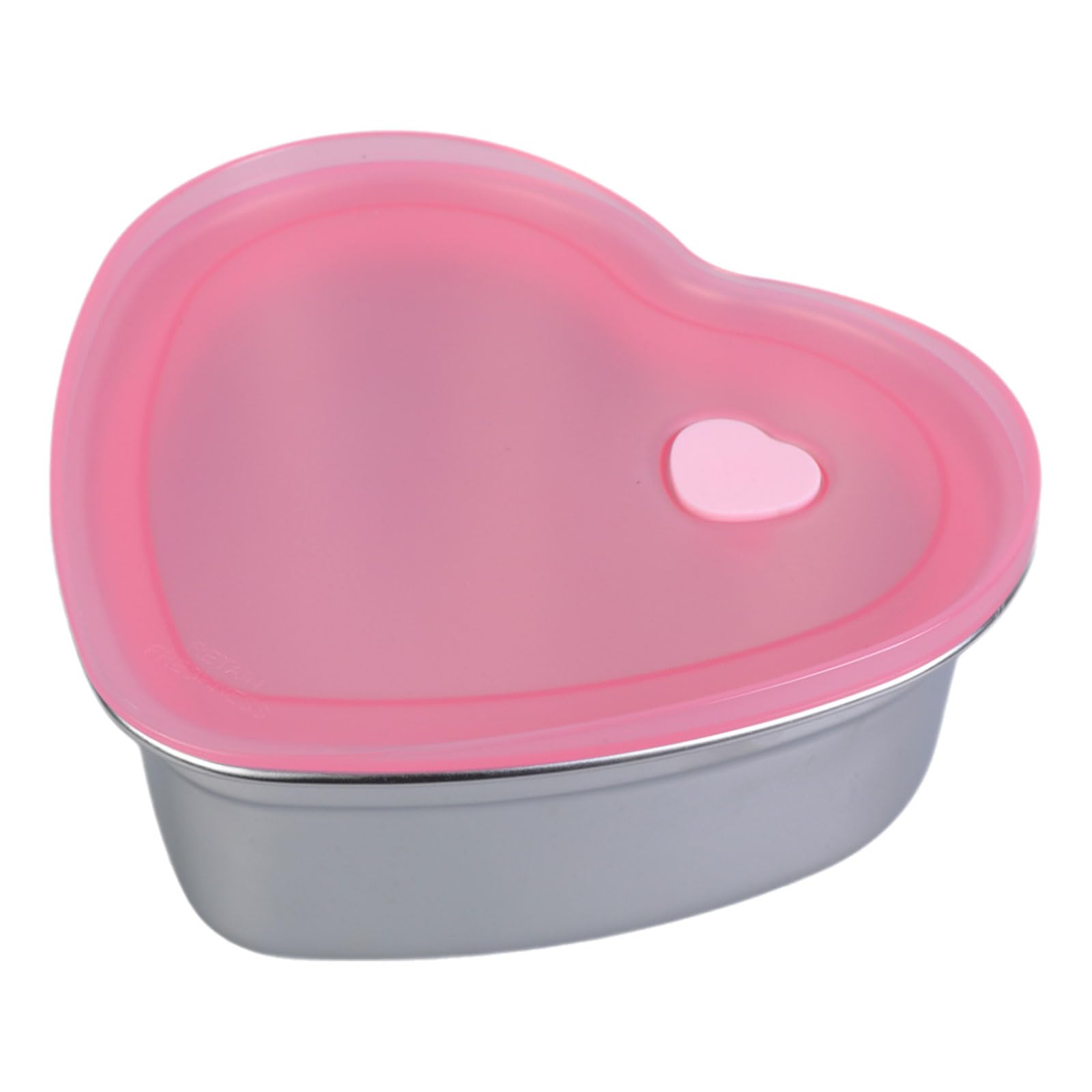 Tsophreniq Strawberry Cake Storage Holders Heart Shape Storage Bowl with Lid for Dessert Freshness Practical Stoarge Bowl