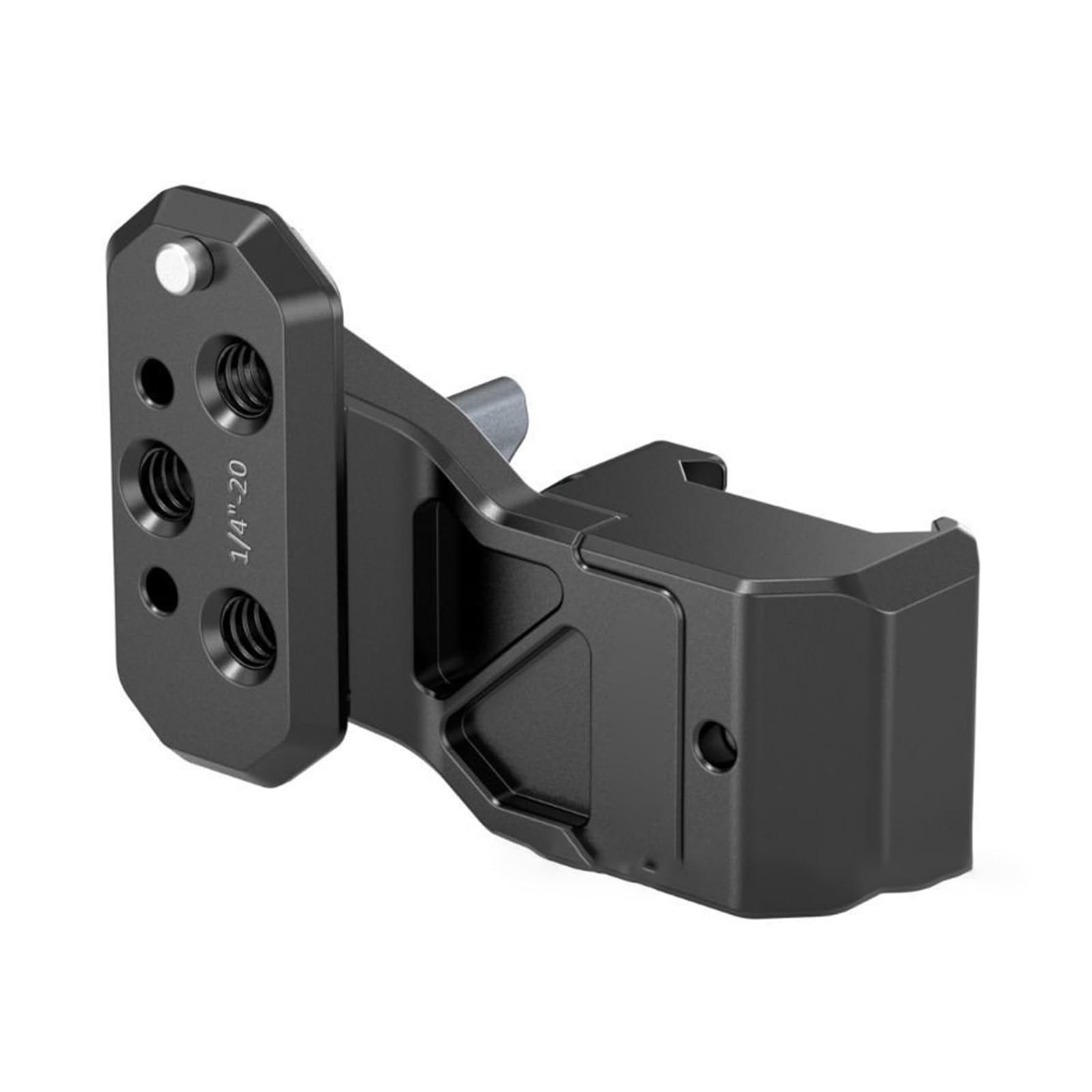 Adattatore per impugnatura per fotocamera in alluminio resistente, adattatore di estensione per impugnatura laterale per fotografia professionale, impugnatura comoda, antiscivolo