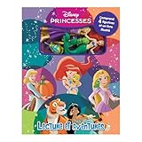  Disney Princesses Lecture et aventures - Livres d\'activités pour enfants, livre illustré de 12 pages, 4 figurines