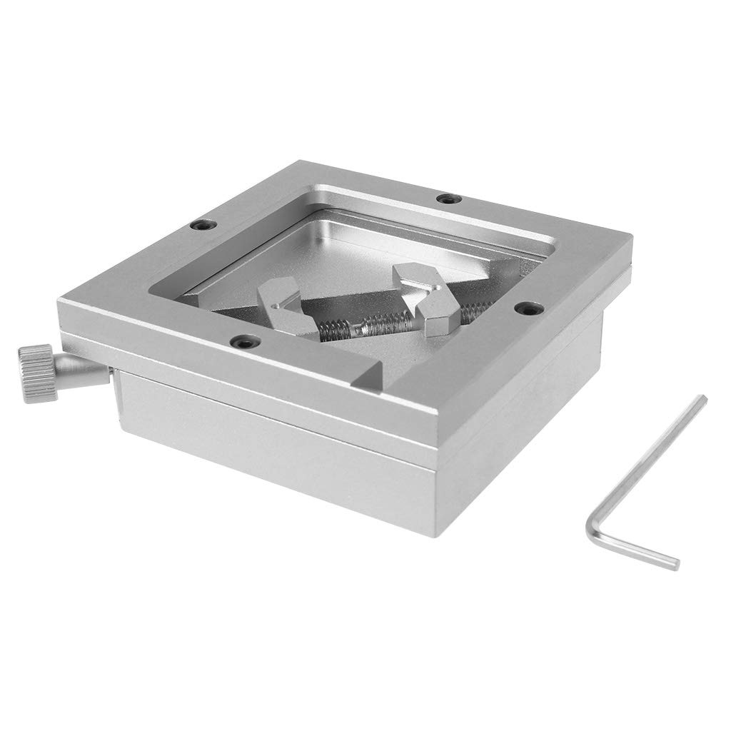 JUNESUN HT-90 BGA Reballing Station Directly Heated Stencil Holder Jig for Chips Rework RGA Reballing Kit