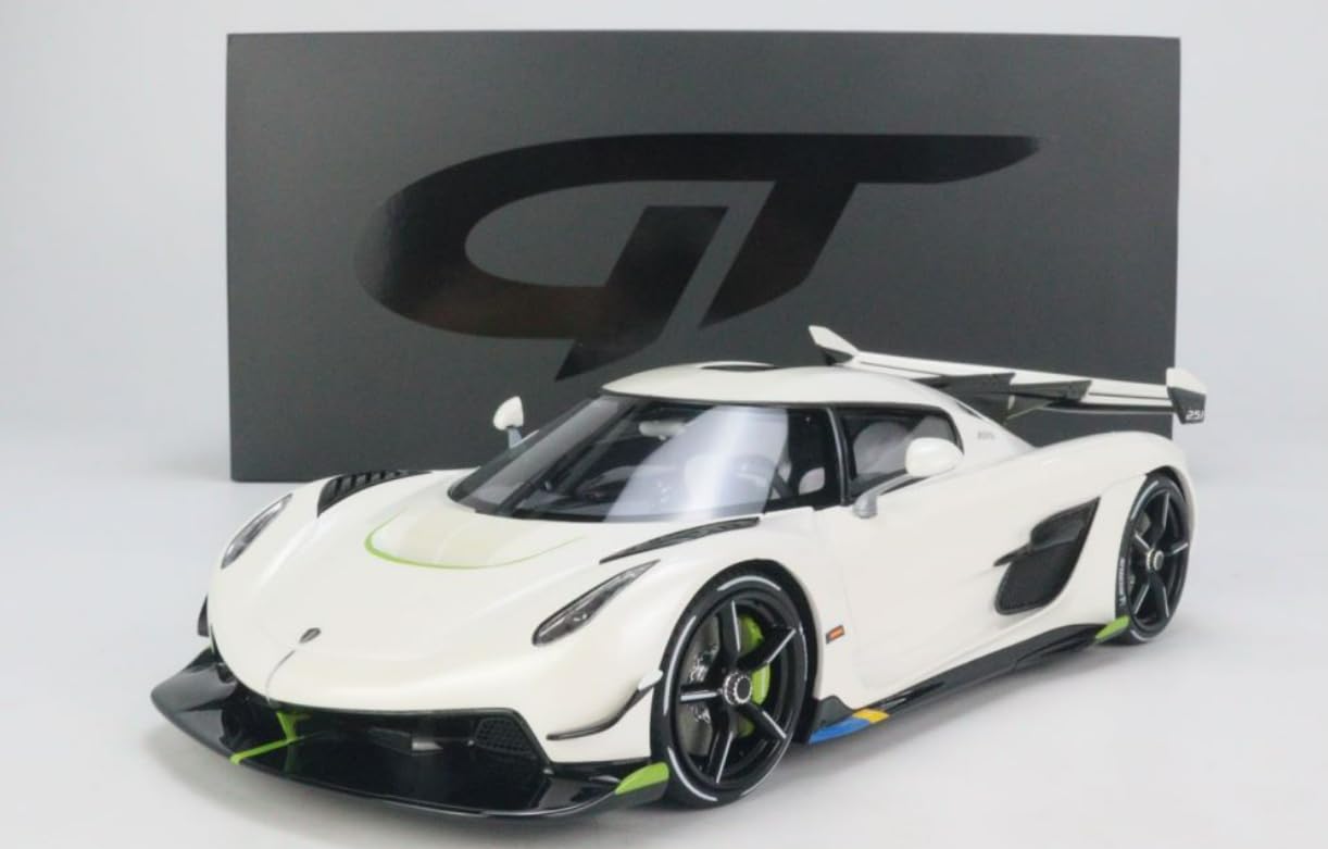 Amazon.com: 1/18 GT Spirit Koenigsegg Jesko (White) Resin Car
