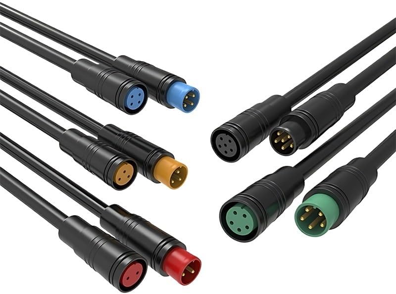 5/10/100セット M6 M8 2 3 4 5 6ピン バットコネクタ 20CM 配線ライン スクーター ブレーキ ケーブル プ