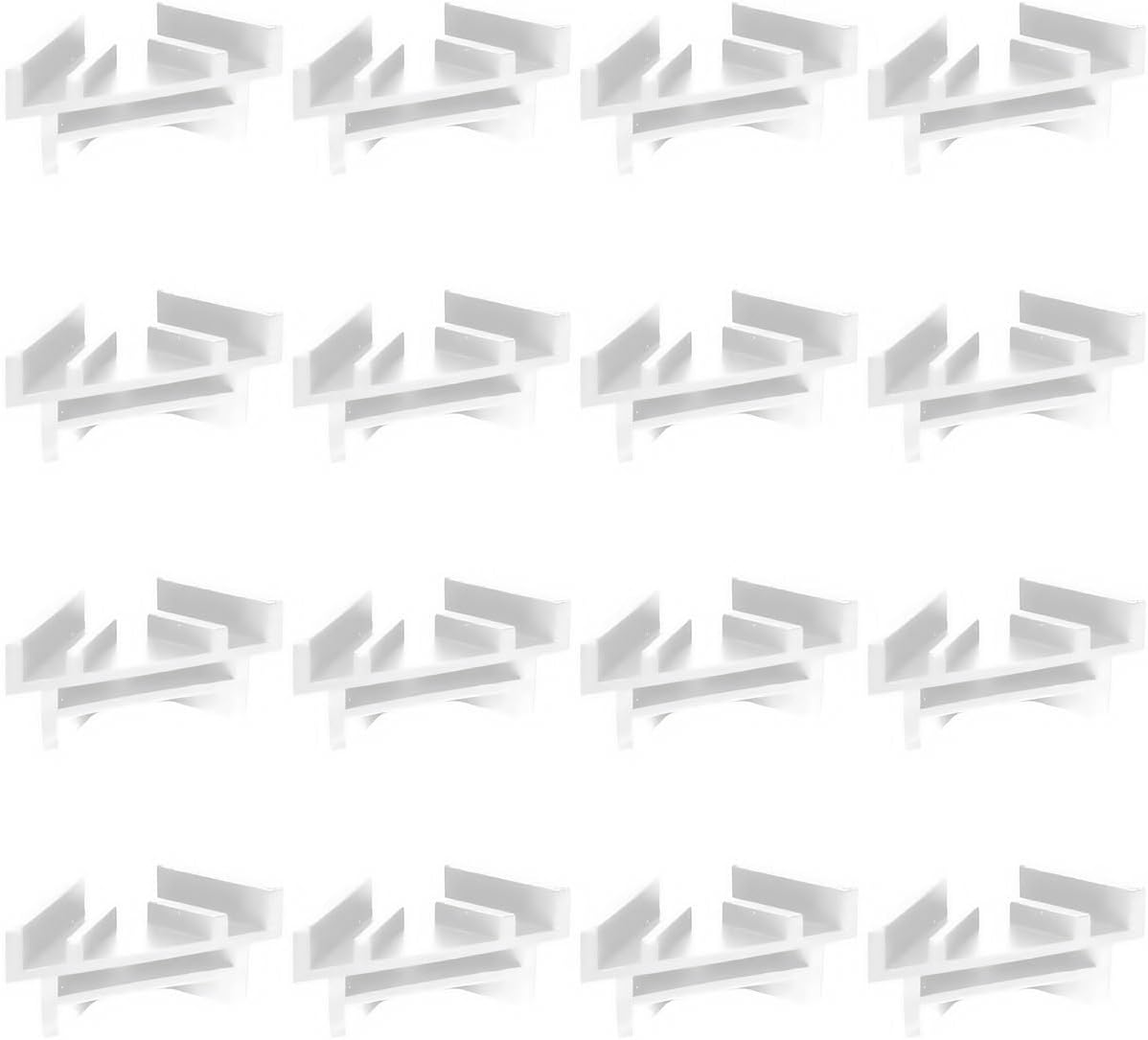 16 Pcs Tray Stackers Rack, Freeze Dryer Tray Stackers For Harvest Right Freeze Dryer For Neat Stacking For Home Kitchen Storage And Drying(White)