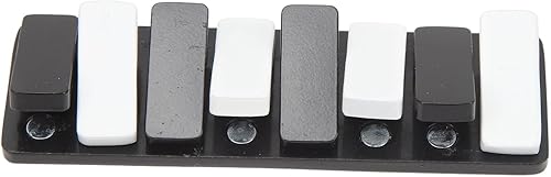 Miniatura 2 de Piano Key Haptic Clicker juguete, aleación de zinc metal póker Push Card Fidget Slider juguete, compacto magnético metal Fidget Slider Juguetes