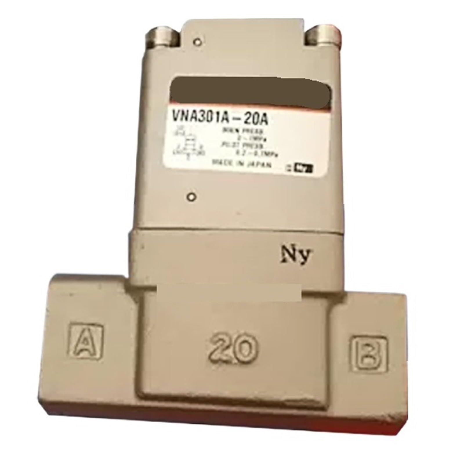 Vanne de commande pneumatique VNA101A et VNB pour régulation de fluide