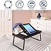 COSCO Folding Laptop, Black w/Cup & Electronic Device Holder, Adjustable & Portable Desk Activity Tray, 1 Pack