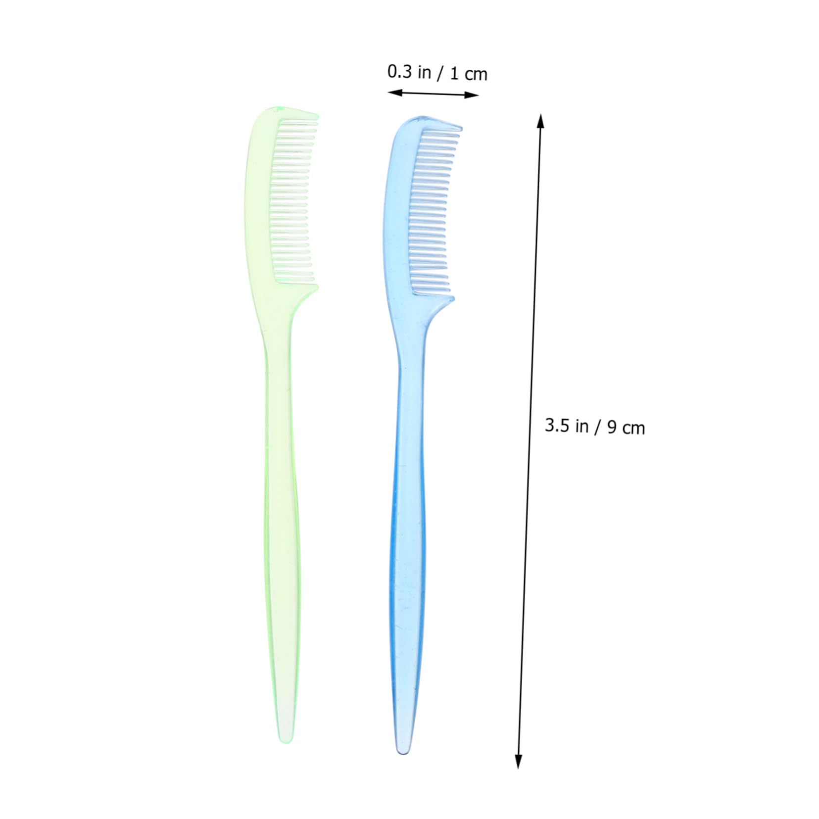 Gogogmee Professional Eyelash Brush Eyebrow Comb 100pcs Lash Tools Set False Lashes Spoolies Makeup Brush for Salon Personal Use Random Color