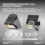 OSRAM LED-Solar-Außenleuchte Endura Outdoor schwarz mit Flutlicht und Solar-Panel, 5 m langes Kabel, mit Fernbedienung und PIR-Bewegungsmelder, 10 W, 1400 lm, 840, 4000 K Lichtfarbe, EEK A