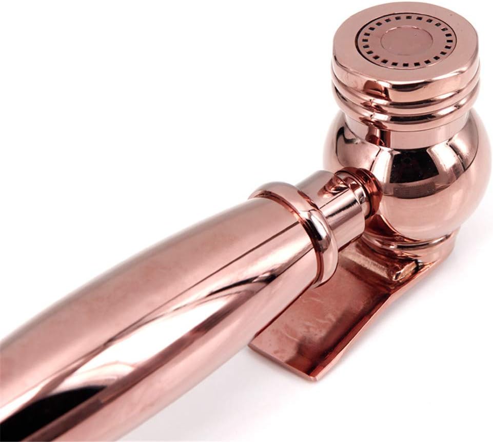 Rose Gold Solid Brass Sprayer Hand Held Bidet Spray Factory Toilet Shower Jet Cover Seat Nozzle Cleaner Faucet Holder Toilet