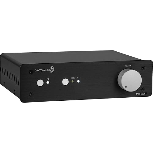 Miniatura 1 de Dayton Audio Amplificador estéreo de escritorio DTA-100ST 100W con Bluetooth 5.0