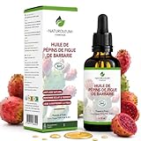 ACEITE DE SEMILLAS DE HIGO CHUMBO ORGÁNICO, Puro y natural, prensado en frío - extra virgen - cuidado nutritivo de la piel, la cara y el cabello. Vegan 15ml