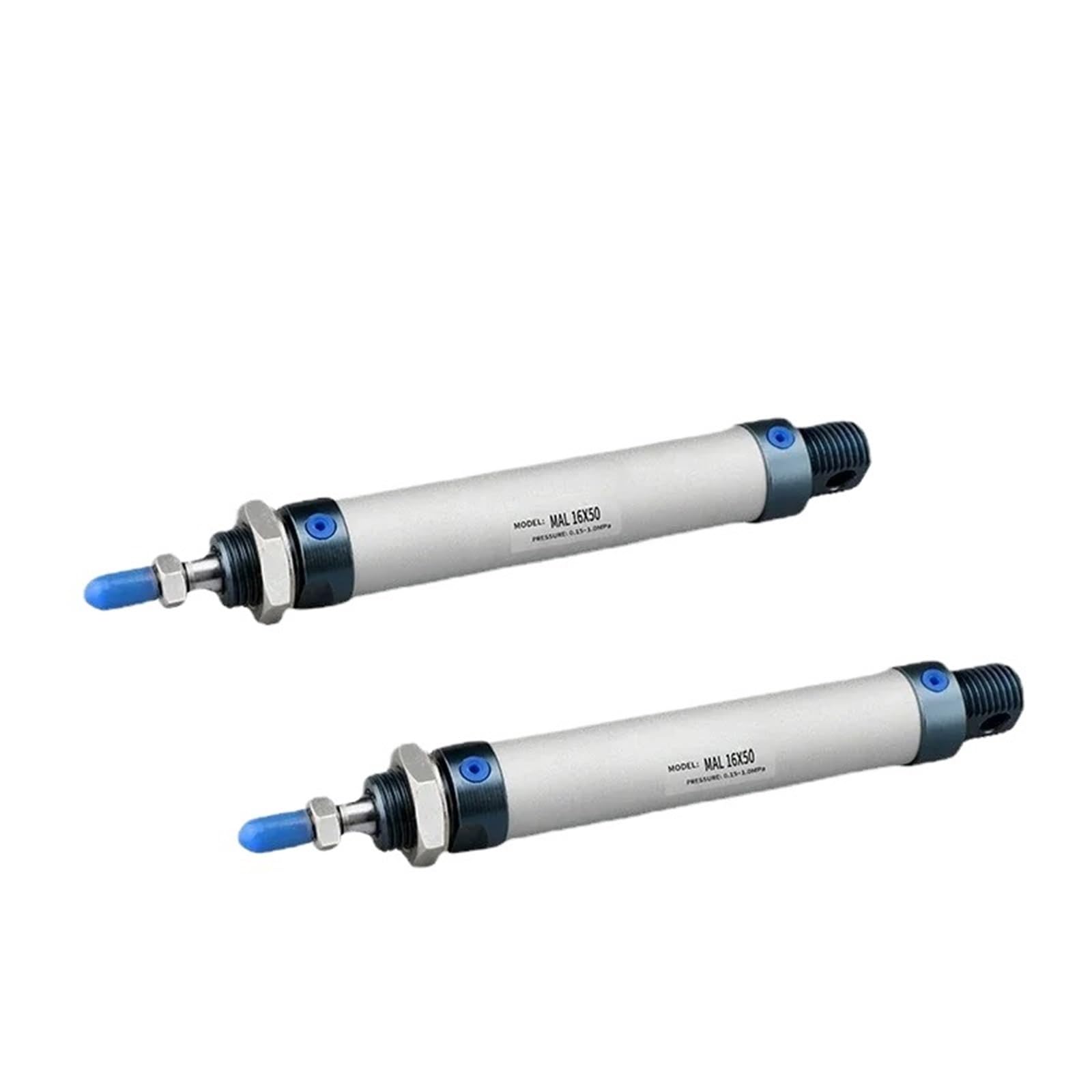 Vérin pneumatique double effet MAL 16 actionneur cylindrique course de 100 mm
