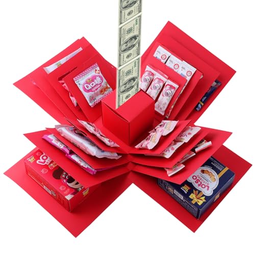 Creative Explosion Gift Box Surprise Gift Box Red