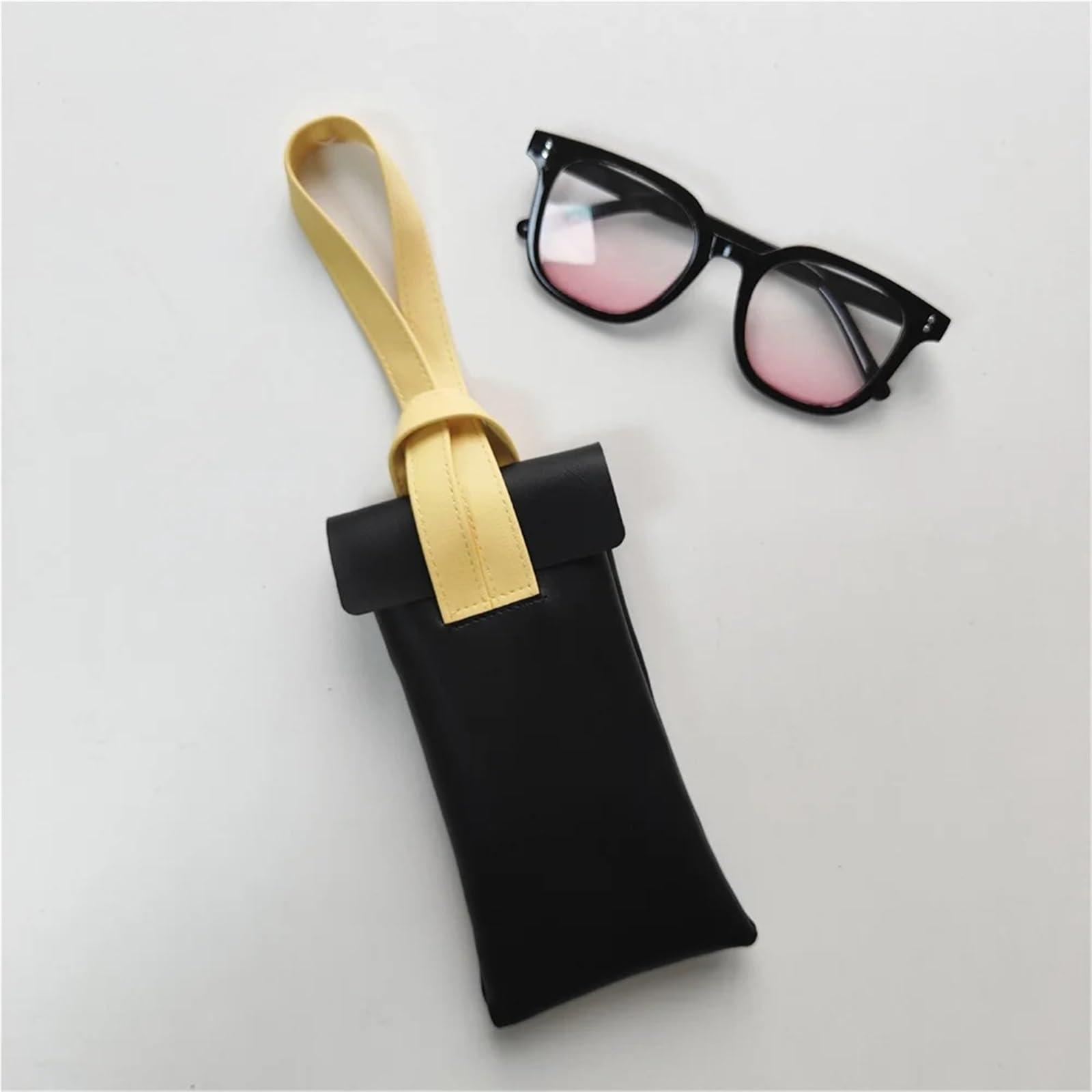 Lot de 10 étuis à lunettes avec bracelet, soleil blocs couleurs, pochettes rangement portables for lecture, for femmes pour Lunettes de Soleil