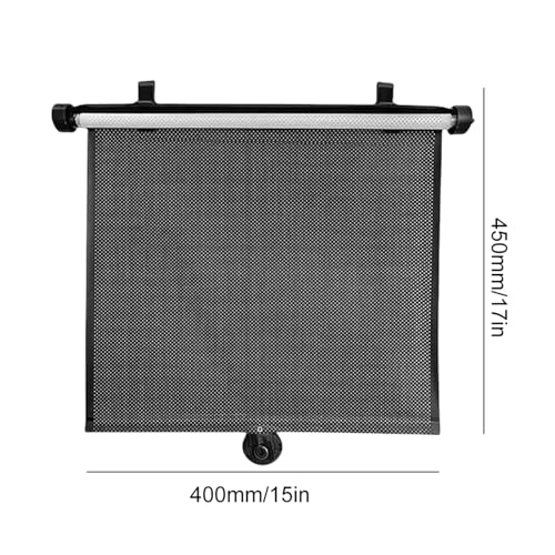Pare-soleil rétractable pour voiture rideau de fenêtre latérale thermique à ventouse - 2