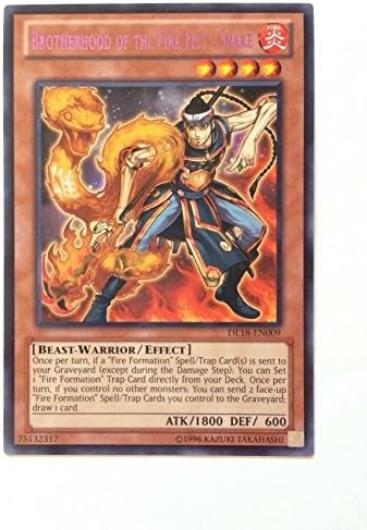 Yu-Gi-Oh.Hermandad del Puño de el FuegoSerpiente (dl18-en009)Duelist Liga 18Púrpura TítuloRare