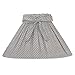 Produktbild Großer Lampenschirm STINE grau weiß gepunktet mit Schleife Tischlampe Landhaus E14 E27