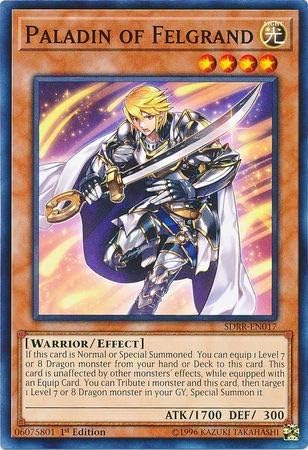 Yu-Gi-Oh! - Paladín de Felgrand - SDRR-EN017 - Común - 1ª Edición - Baraja Estructura: Rokket Revolt