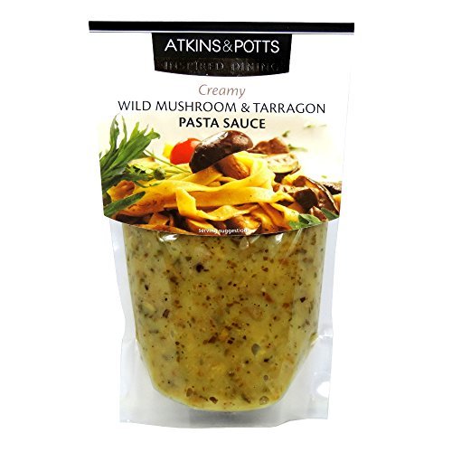 Atkins & Potts - Wild Mushroom & Tarragon Pasta Sauce - 350g (Case of 6) by atkins & potts