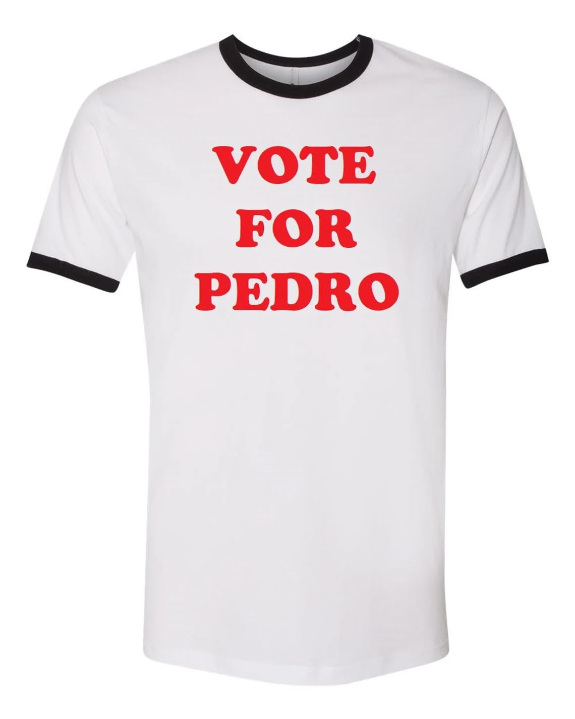 Vote for Pedro Funny Napoleon Dynamite Men's Ringer Tee
