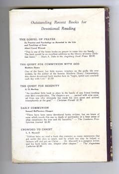 Hardcover The Quest for Communion with God Book