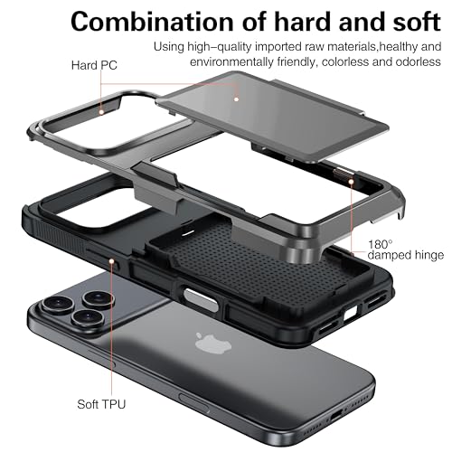 Protection rigide iPhone 17 Pro Max Asuwish anti-choc avec vitre blindée - 4