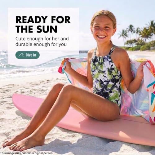 Image of Kanu Surf Girls Jasmine Beach Sport Halter One Piece Swimsuit