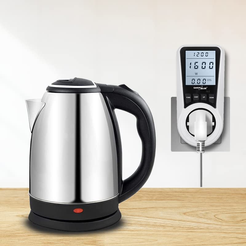 Greenblue GB350 E Energy Cost Meter in use with a kettle