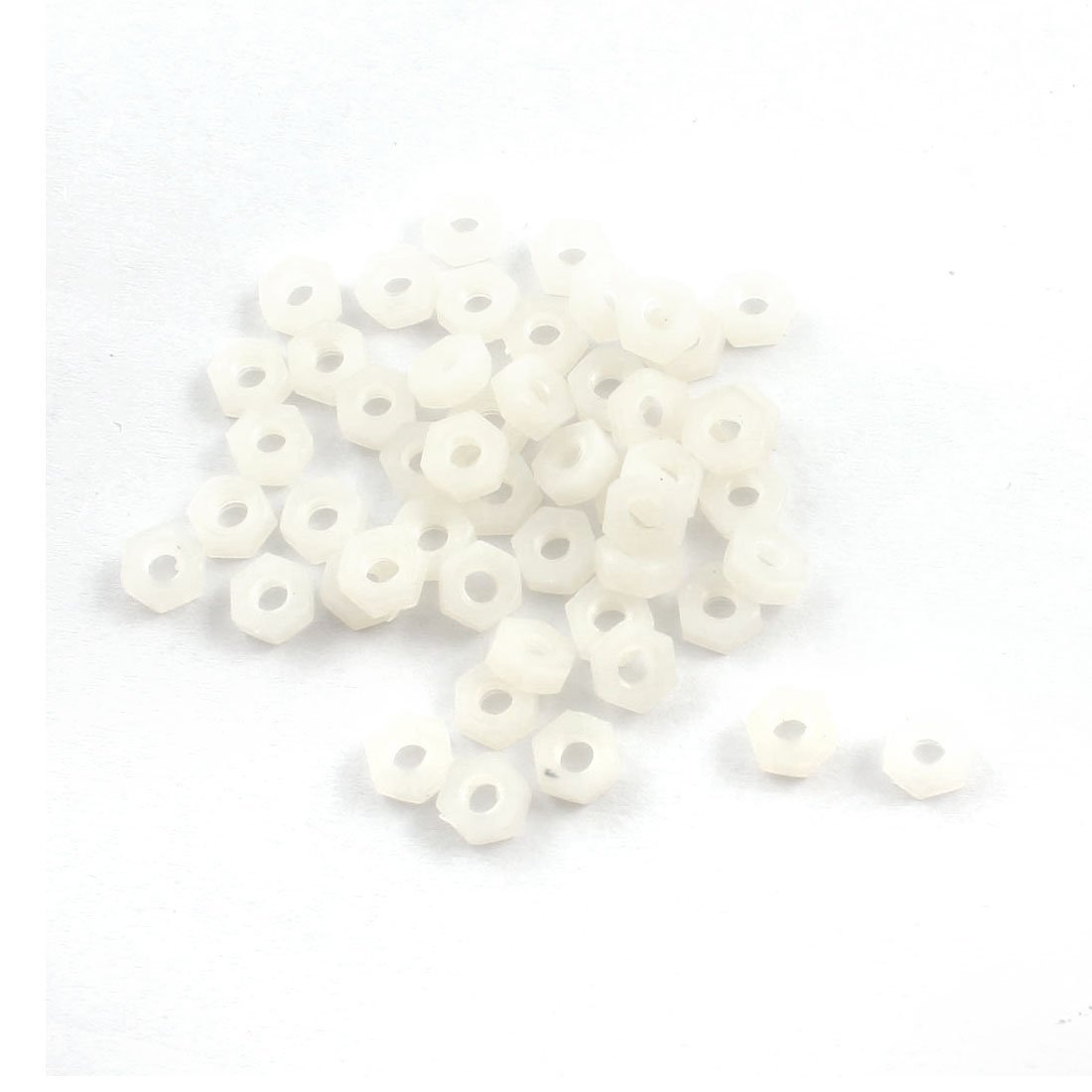 KTM Healthcare® 50 Pcs M2.5 Thread Nylon Hex Nut Threaded Spacer Support for PCB Board-image-12