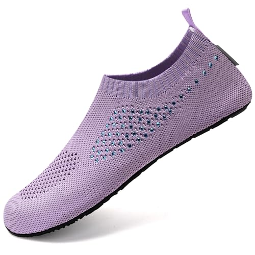 Image of WateLves Womens Barefoot Water Shoes Travel House Slippers for Indoor and Outdoor Aqua Socks for Beach Swim Surf Yoga Dancing Camping Must Haves