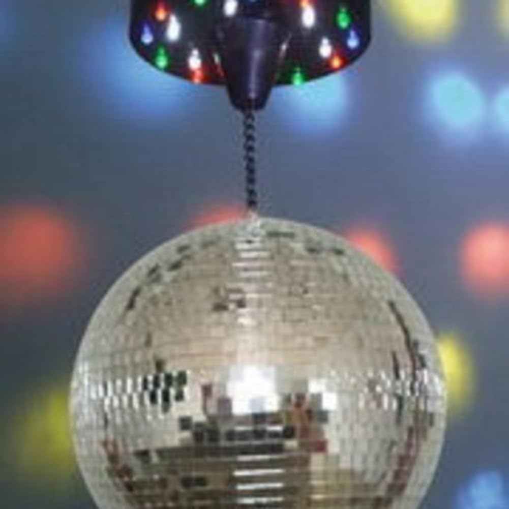 Anpassbarer Geschwindigkeits-Discokugel-Motor mit praktischer Fernbedienung und hellen LED-Lichtern für festliche Atmosphäre (Deckenmotor)