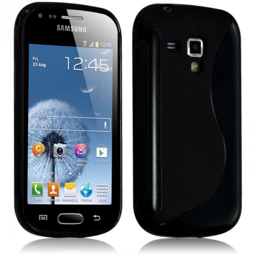 Seluxion – Carcasa de Gel Ola para Samsung Galaxy Trend, color negro