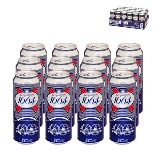 Cerveza Kronenbourg 1664 Lager – Cerveza Estilo Lager Belga con Lúpulo...
